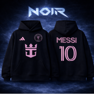 NOIR Football Culture Hoodie – Messi 10 Edition